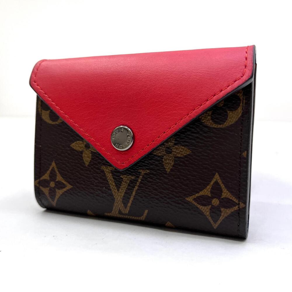 Louis Vuitton Etui Carte Arsne Card Case Leather Red Black